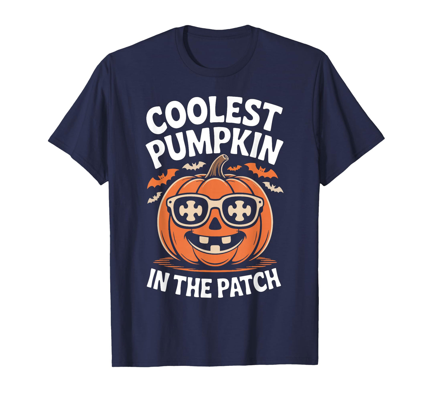 Coolest Pumpkin in Patch Halloween Costume Autism Kid T-Shirt