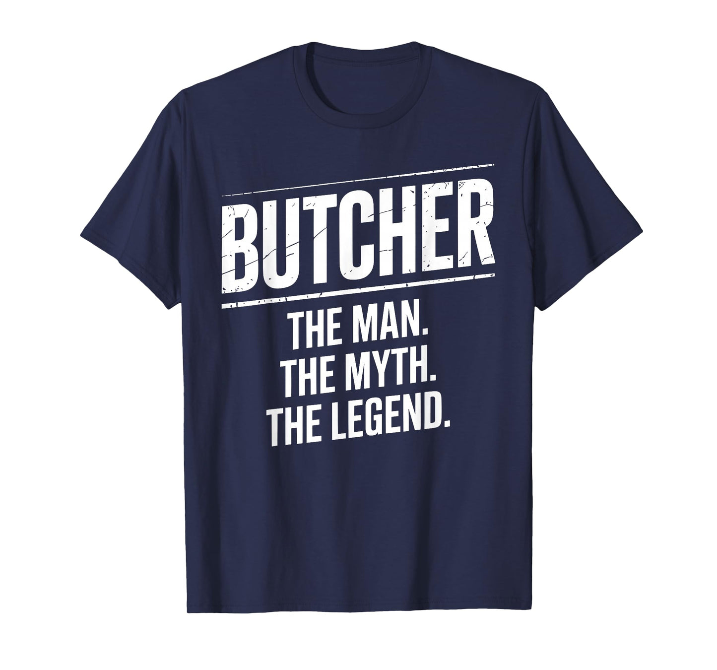 Funny Butcher Art for Men Dad Meat Cutter Butchery Butcher T-Shirt
