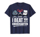 I Beat 100 Days of Kindergarten Rock Paper Scissors Kids T-Shirt