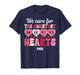 Groovy PICU Valentine PICU Nurse Valentines Day PICU Nursing T-Shirt