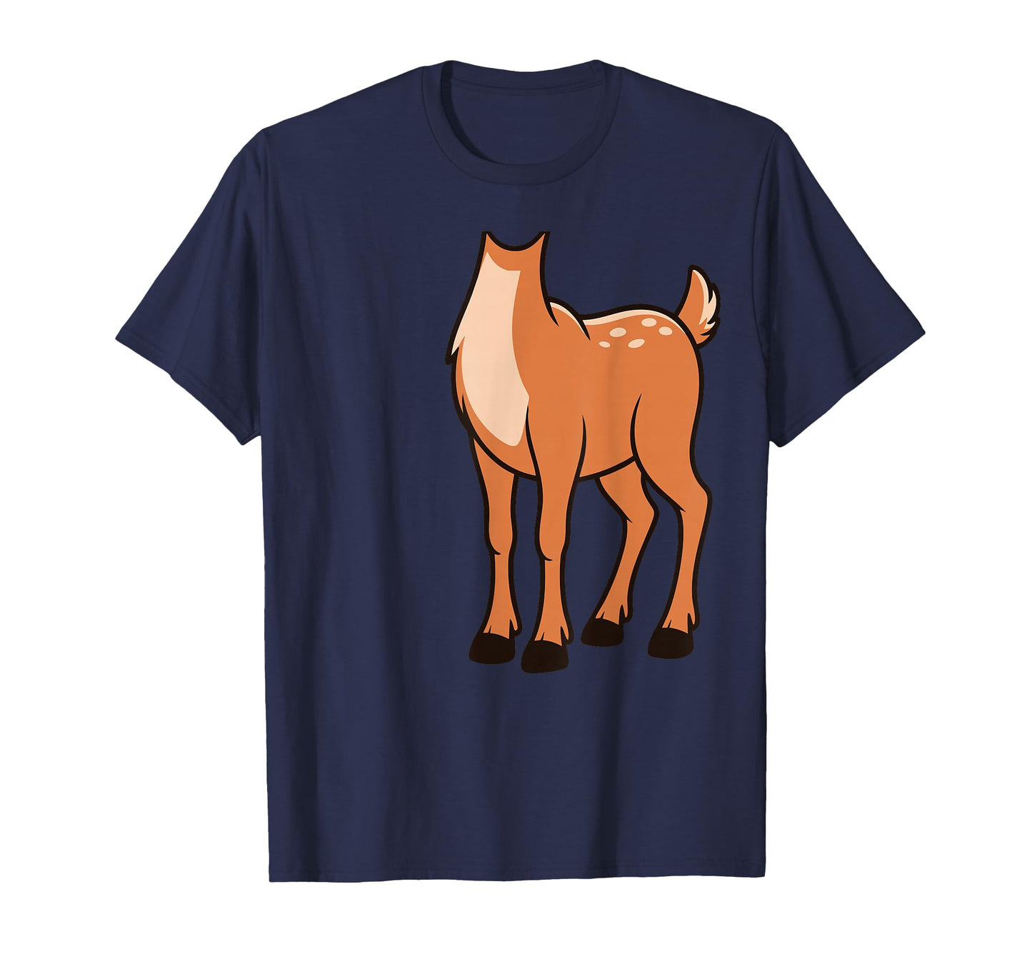 Reindeer Shirt Adult Kids Men Women Brown Deer Costume T-Shirt