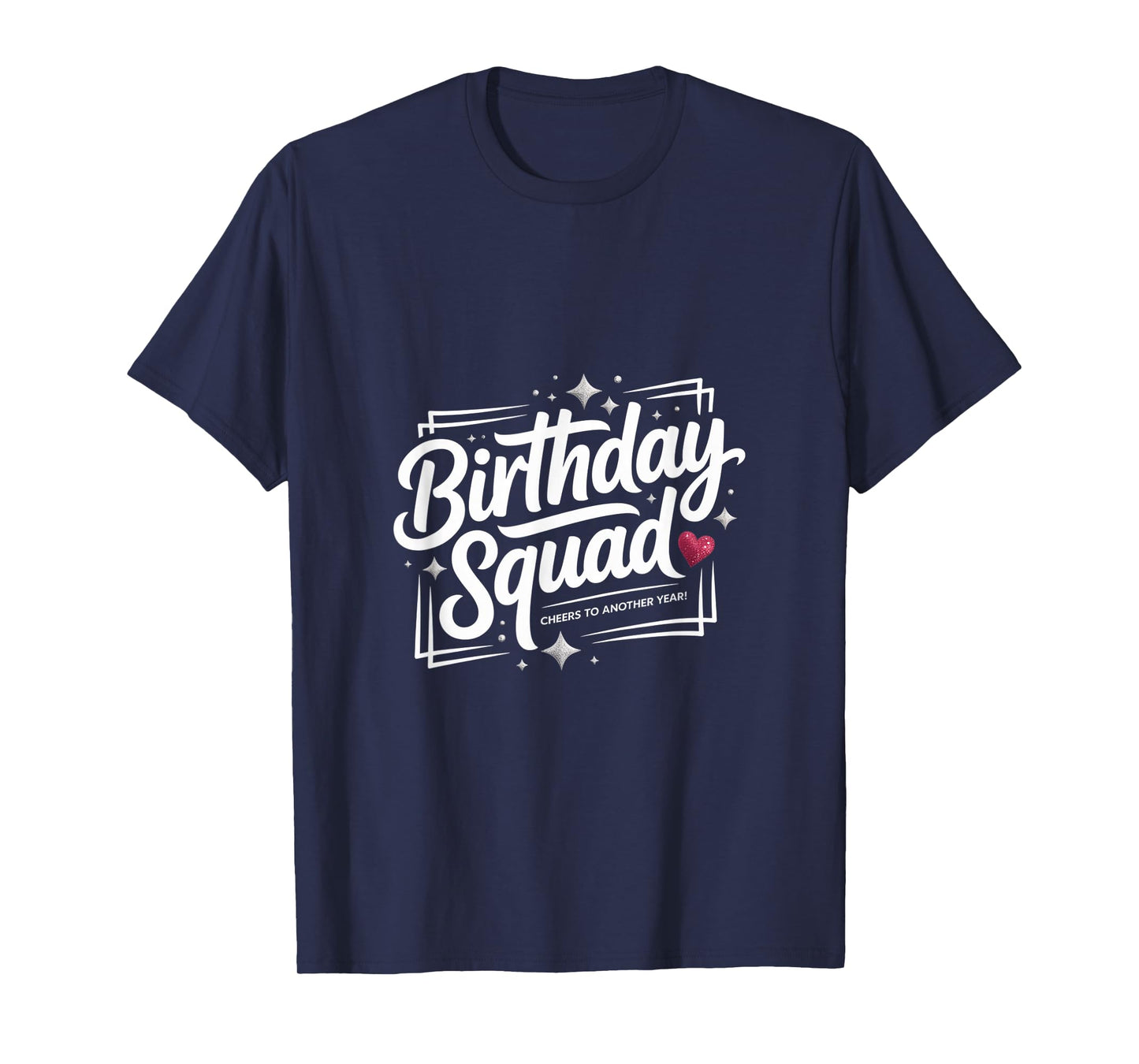 Birthday Squad Party Matching Family Group Funny Bday Team T-Shirt