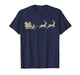 Old Camo Santa Sleighing Camouflage Hunting Christmas T-Shirt