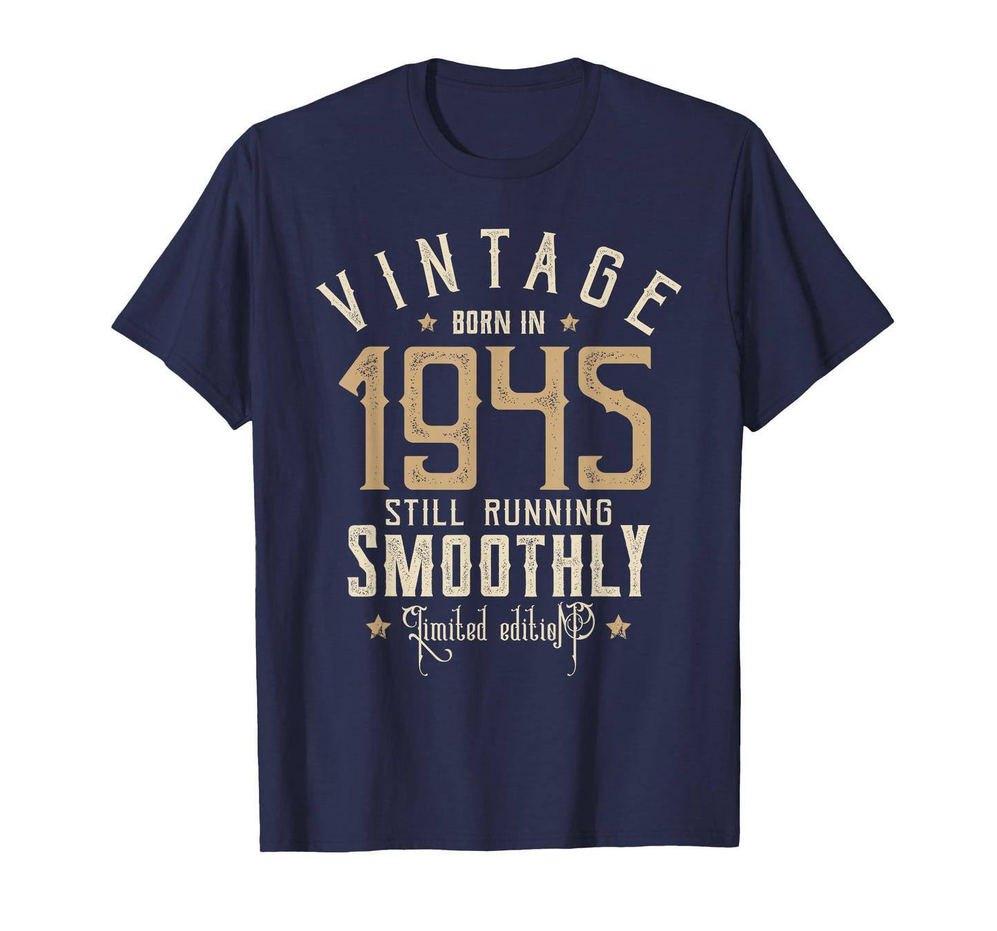 Still Running Smoothly 80 Years 1945 Funny 80th Birthday Gag T-Shirt