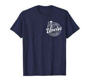 Retro Cool Uncles Club Funny New Uncle Men Skeleton T-Shirt