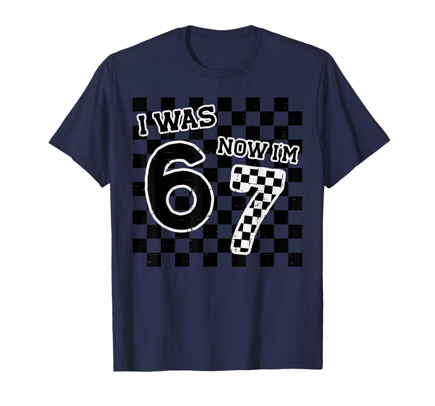 7th Birthday 6 7 was Six Now Seven Funny Meme Boy Youth Kids T-Shirt