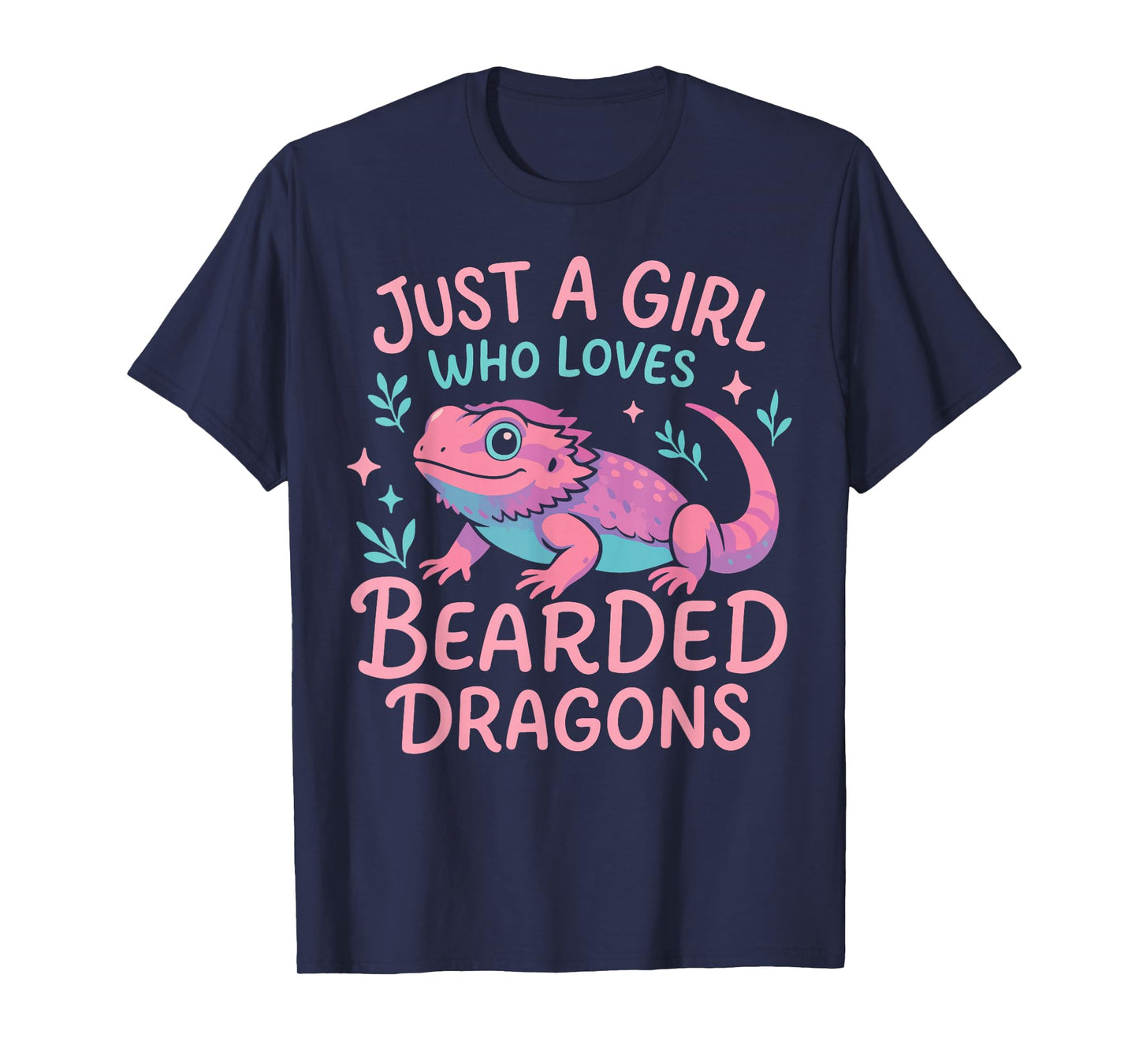 Bearded Dragon Just A Girl Who Loves Bearded Dragons T-Shirt