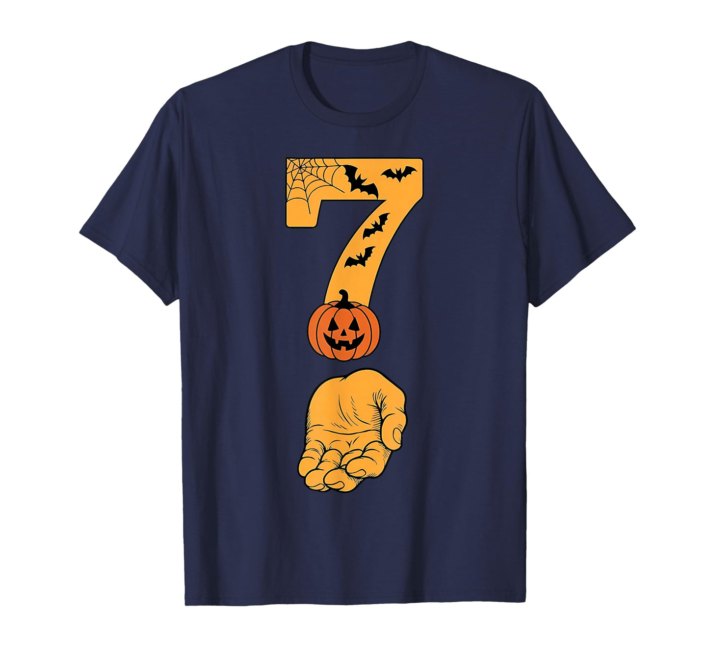 6 7 Six Seven Meme with Hand Spider Web Halloween Costume T-Shirt