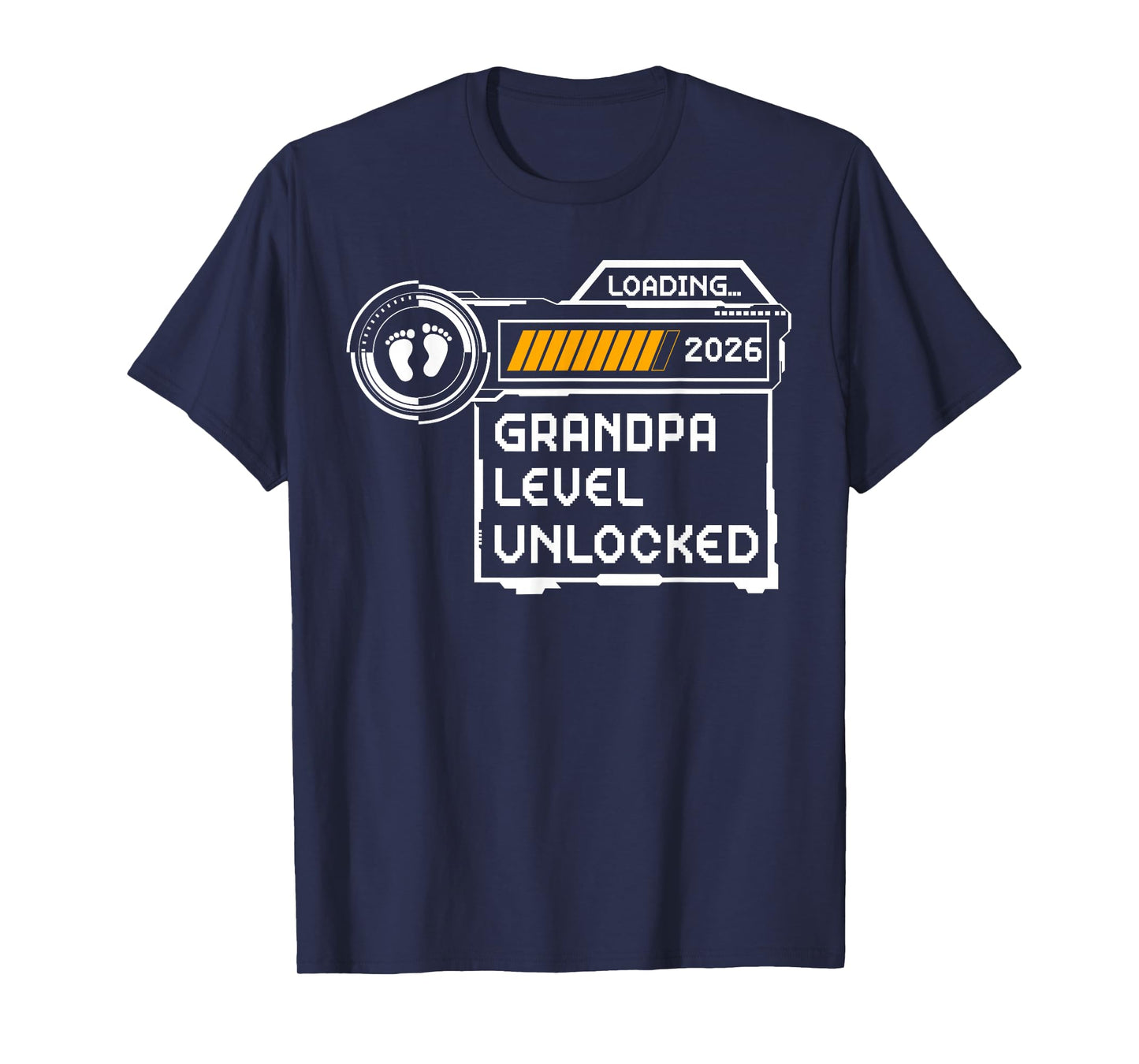 Grandpa Level Unlocked Est 2026 First Time Grandfather to Be T-Shirt