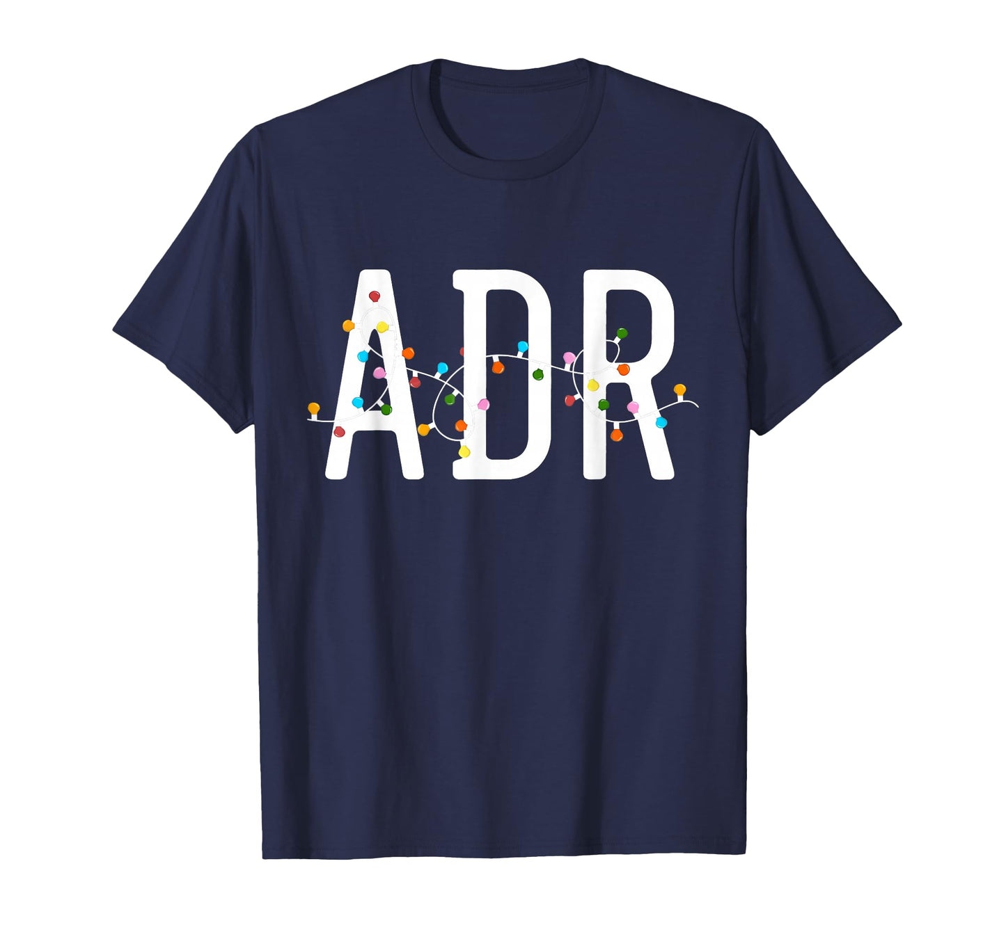 ADR Christmas Lights Doctor of Veterinary Medicine Xmas T-Shirt