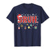 Bruh Funny Christmas Red Plaid Teens Boys Kids Xmas Pajamas T-Shirt