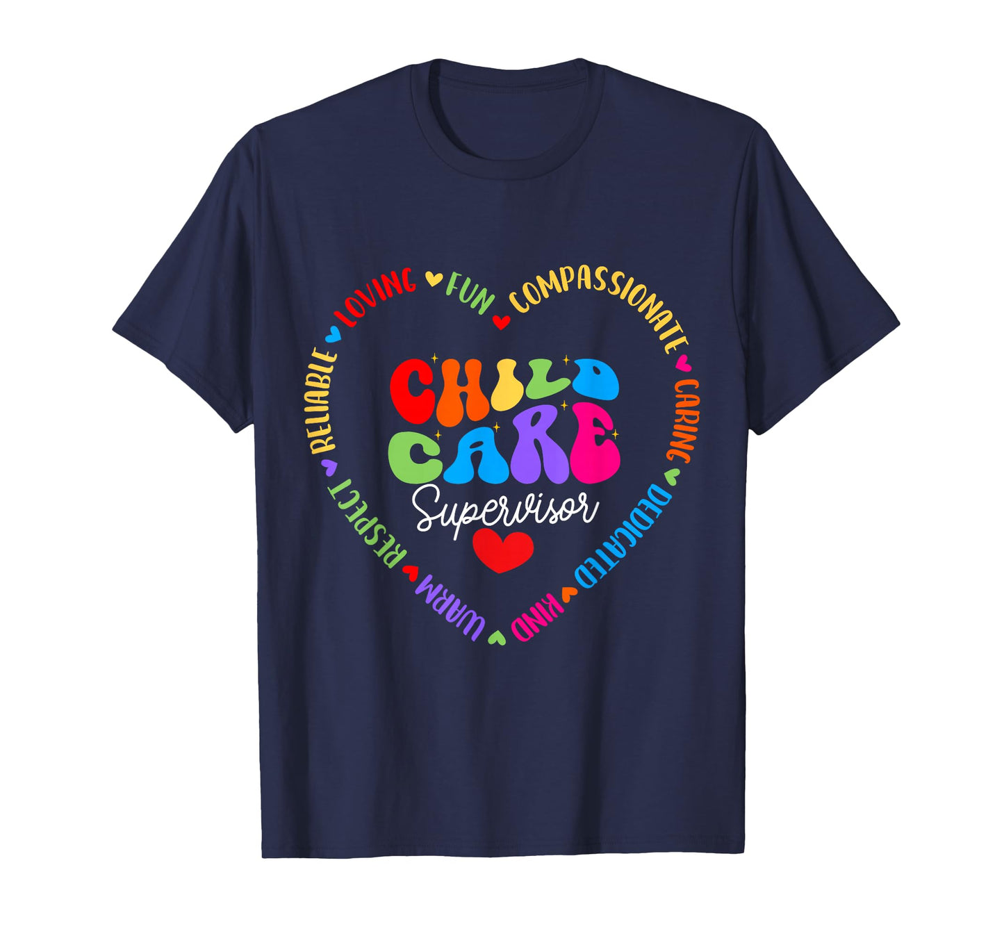 Childcare Supervisor Daycare Crew School Provider Teacher T-Shirt