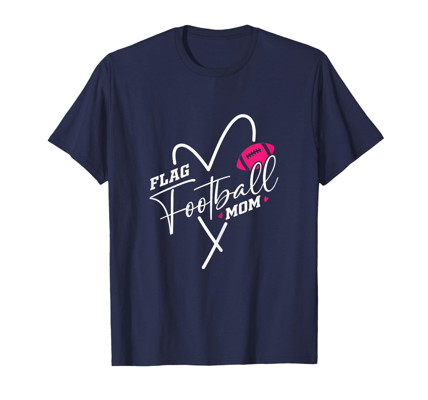 Flag Football for Women Flag Football Mom T-Shirt