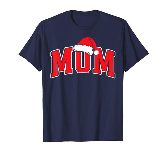 Mom Claus Christmas Matching Family Xmas Pajama Mama T-Shirt