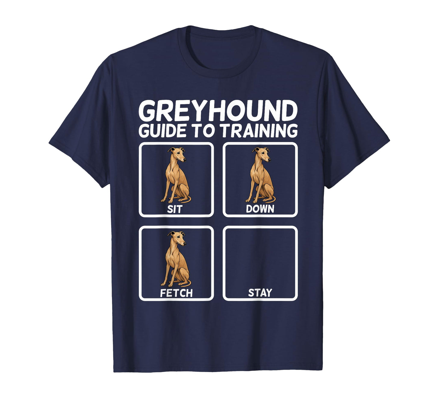Funny Greyhound Art for Men Women Kids Puppy Greyhound Lover T-Shirt