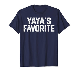 Yaya’S Favorite Funny Grandparent Grandchild Vintage Humor T-Shirt