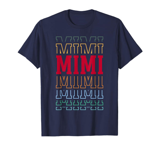 Mimi Funny Athletic Lettering Mother's Day Grandma T-Shirt