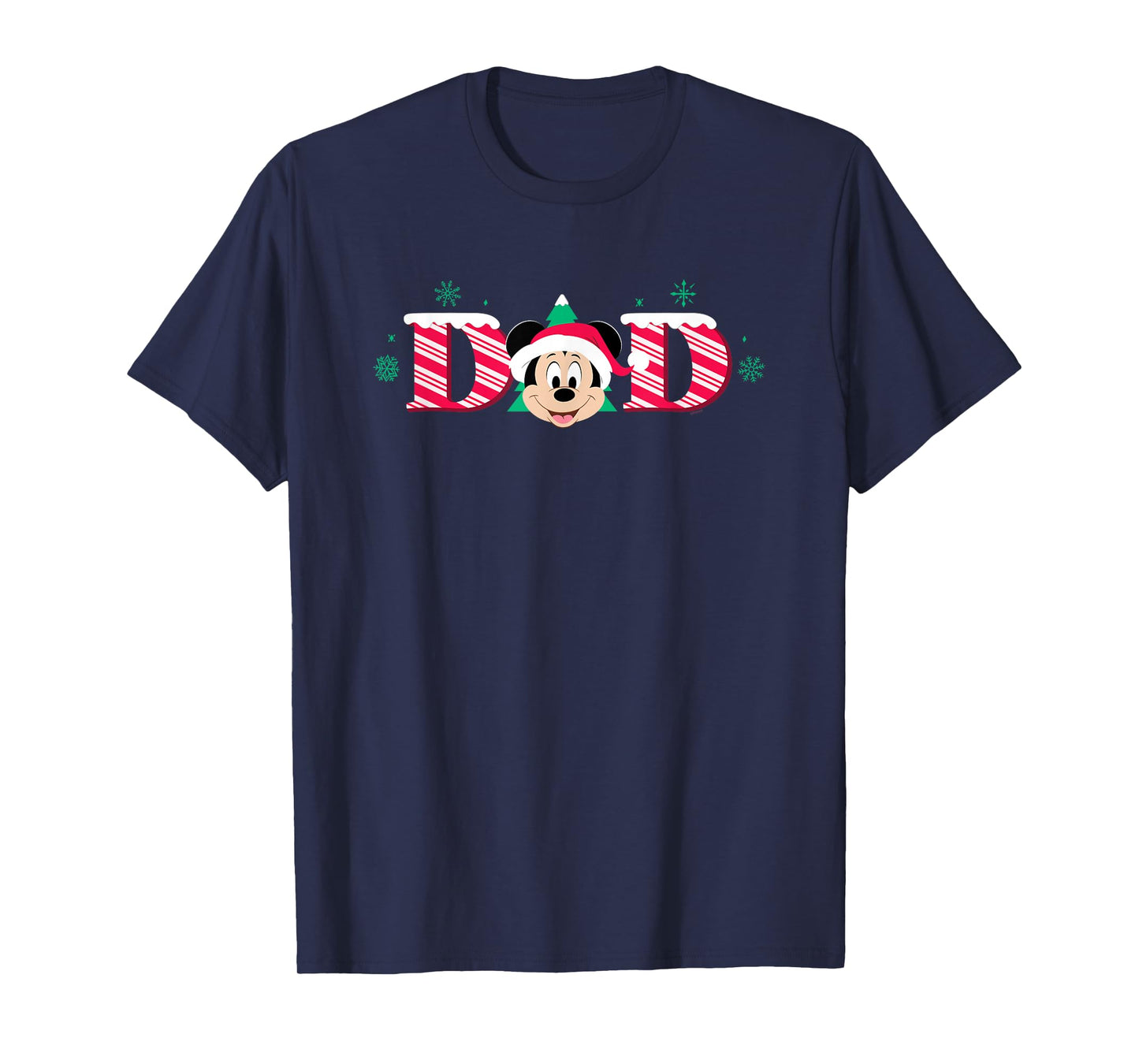 Disney Dad Candy Cane Holiday Christmas Family Trip Gift T-Shirt