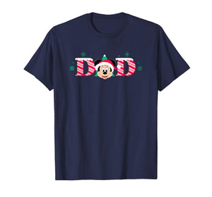Disney Dad Candy Cane Holiday Christmas Family Trip Gift T-Shirt