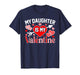 My Daughter is My Valentine Cute Hearts Valentine's Day T-Shirt