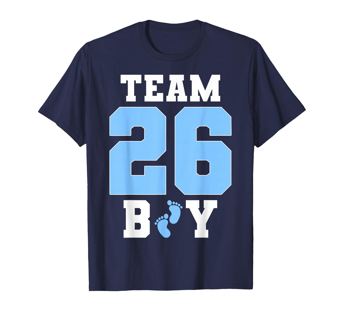 Team Boy 2026 Gender Reveal Baby Announcement Matching T-Shirt