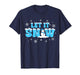 Let It Snow Cute Snowman Winter Christmas Kids Men Women T-Shirt
