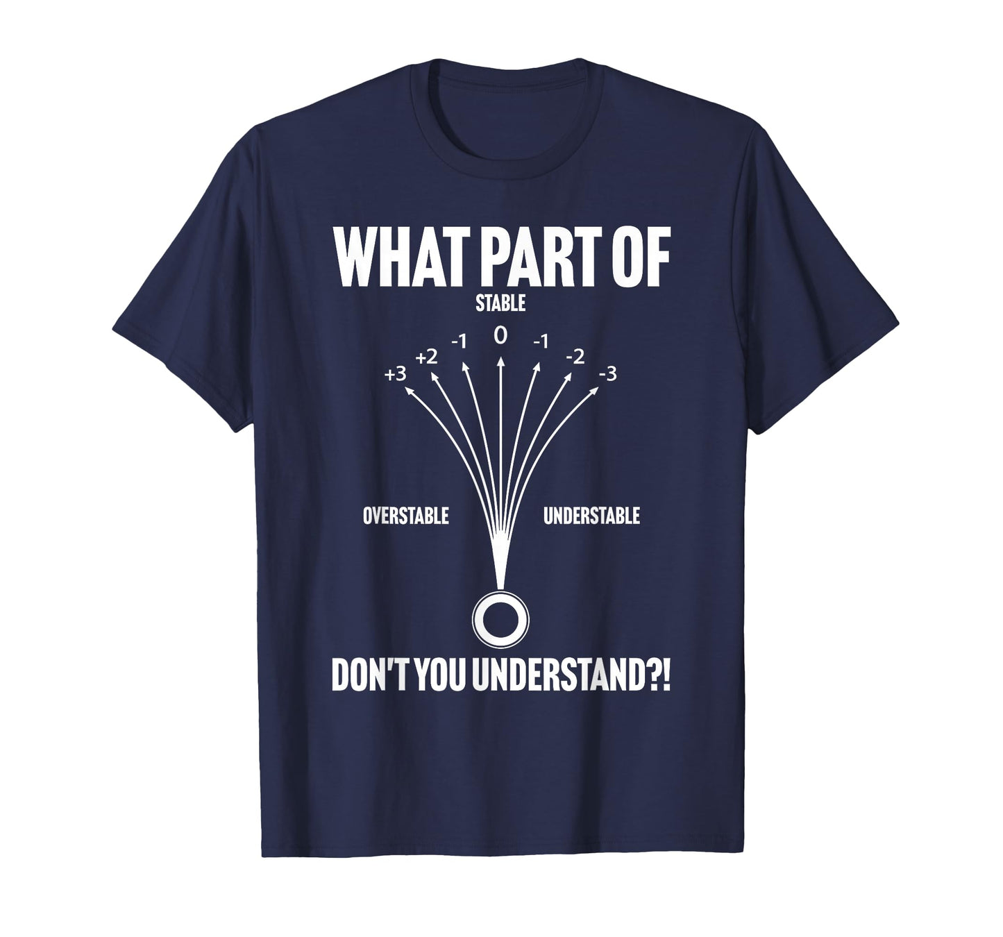 What Part of Don't You Understand Disc Golf Funny T-Shirt