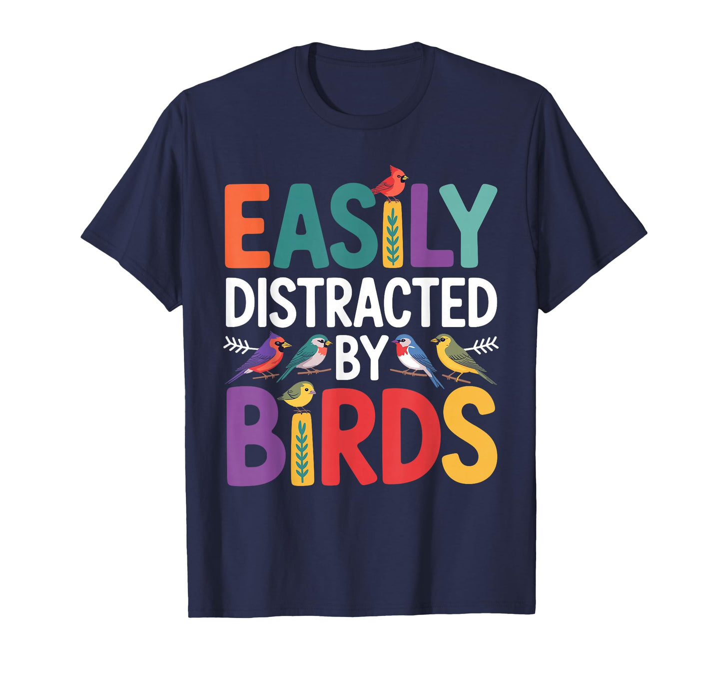 Bird Art for Men Women Kid Bird Watching Birding Birdwatcher T-Shirt