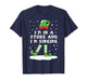I'm in A Store and Singing Elf Matching Cute Snowy Christmas T-Shirt