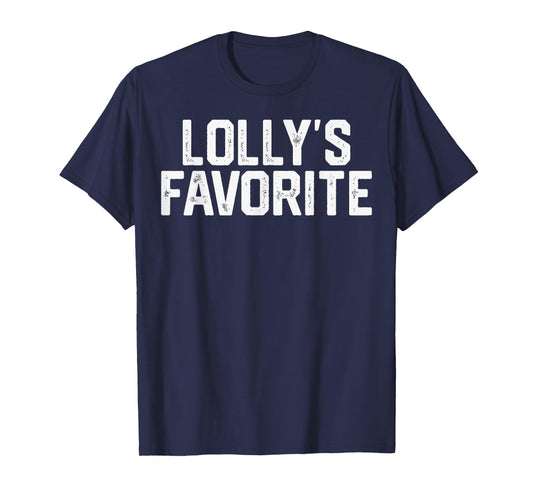 Lolly’S Favorite Funny Grandparent Grandchild Vintage Humor T-Shirt
