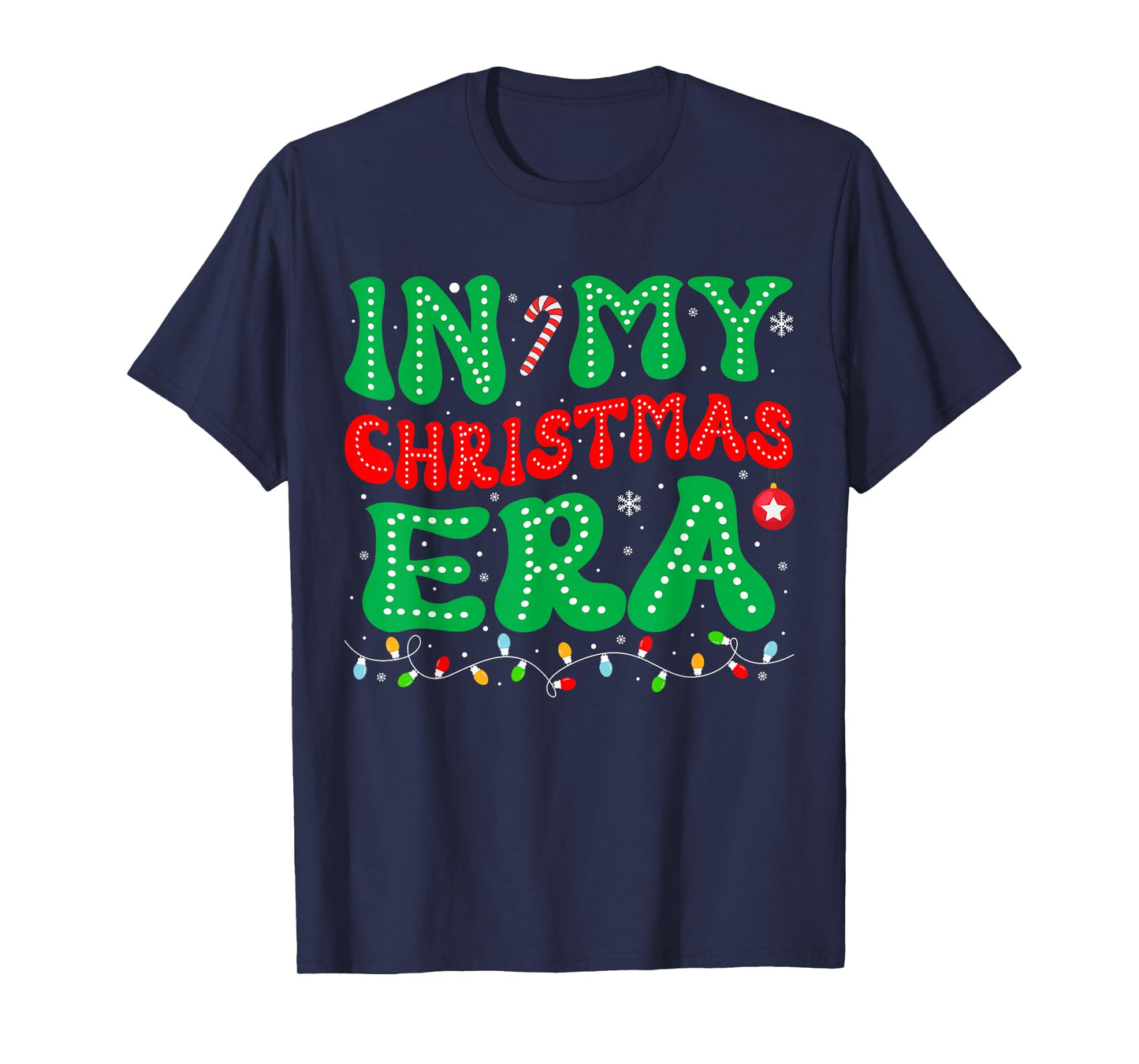 Groovy in My Christmas Era Cute Christmas Holiday T-Shirt