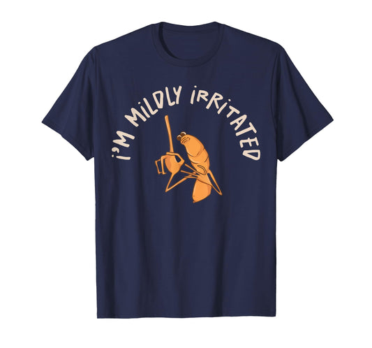 I'm Mildly Irritated Marcus Funny Worm Meme Mens Women T-Shirt