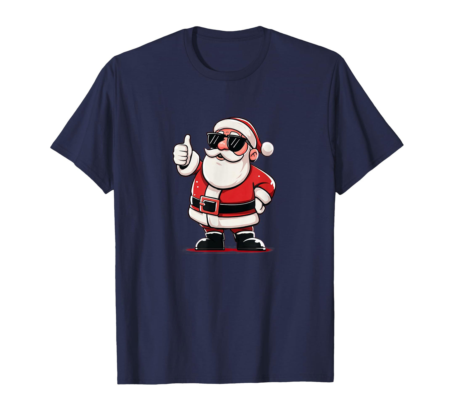 Awesome Thumb up Santa with Sunglasses for Boys and Girls T-Shirt