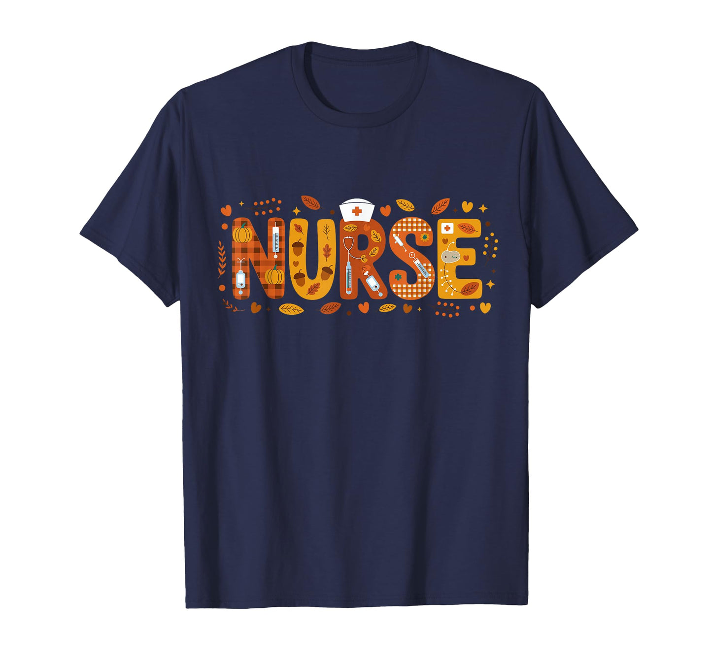 Thanksgiving Nurse Fall Nurse Cute T-Shirt