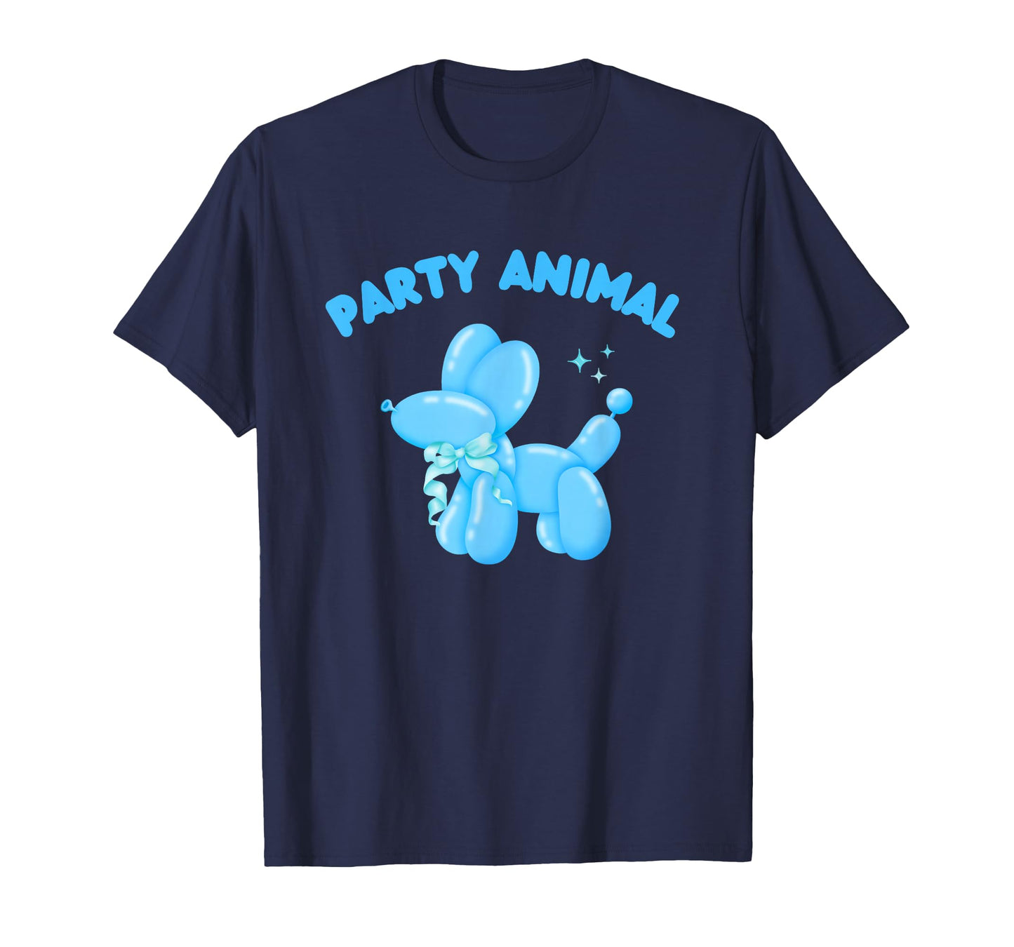 Party Animal Balloon Dog Fun Birthday Adults Kids Pop Art T-Shirt