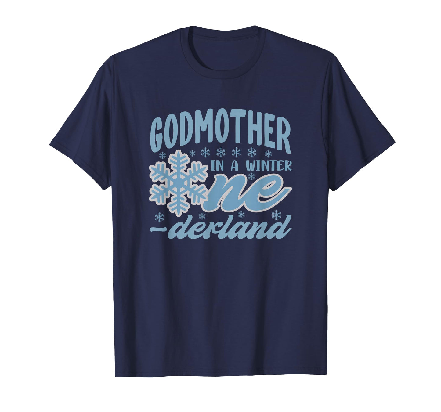 Godmother in A Winter Onederland Bday Girl Sweet Snowflake T-Shirt