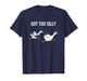 got Too Silly Police Goose Chasing Cartoon Humor T-Shirt