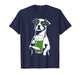 Dog Beer St Patty's Shamrock Funny St Patrick's Day T-Shirt