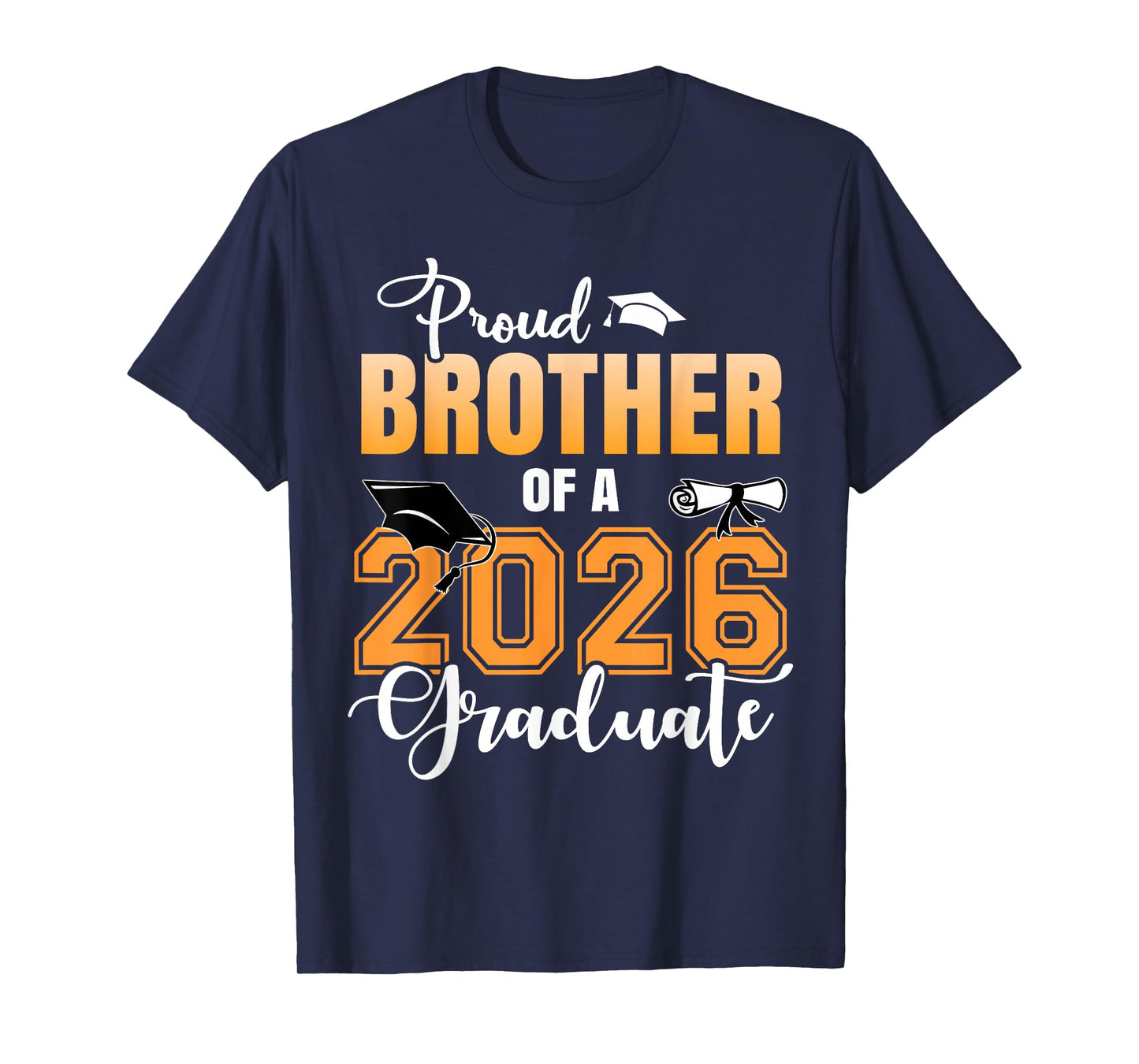 Proud Brother of A 2026 Graduate Graduation Brother 2026 T-Shirt