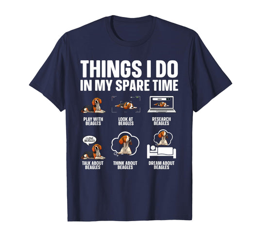 Funny Beagle Design for Men Women Hound Beagle Dog Lovers T-Shirt