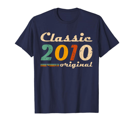 Classic 2010 Original Men Women Birth of Birthday Vintage T-Shirt