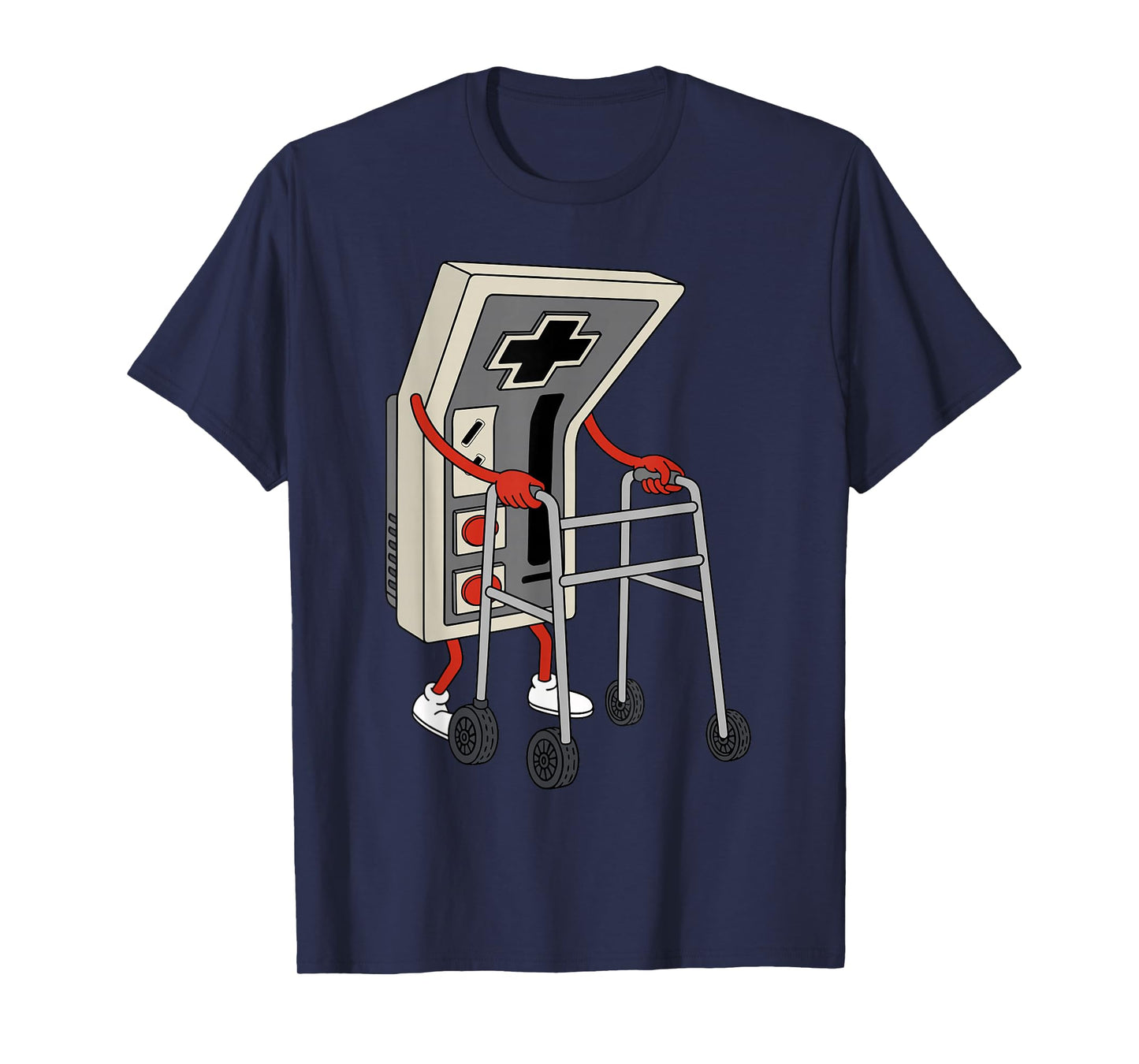 Funny Old Gamer Gaming Retro 80s 90s Video Game Old Gamer T-Shirt