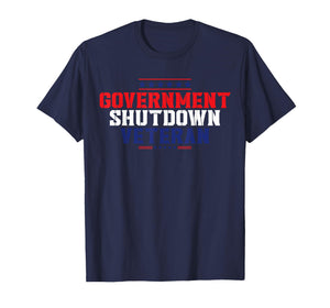 Government Shutdown Veteran USA T-Shirt