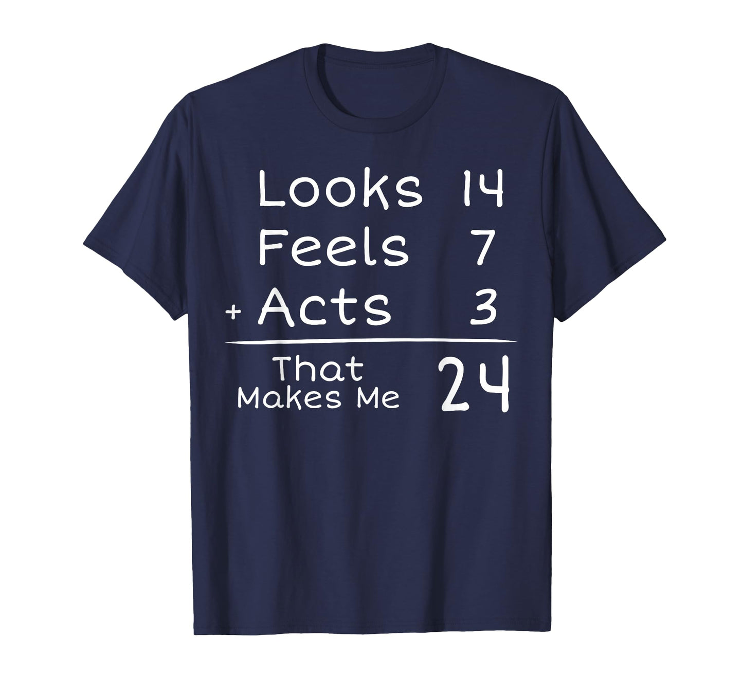 24th B-Day Funny 24th Birthday Idea Present Funny Meme 24th T-Shirt