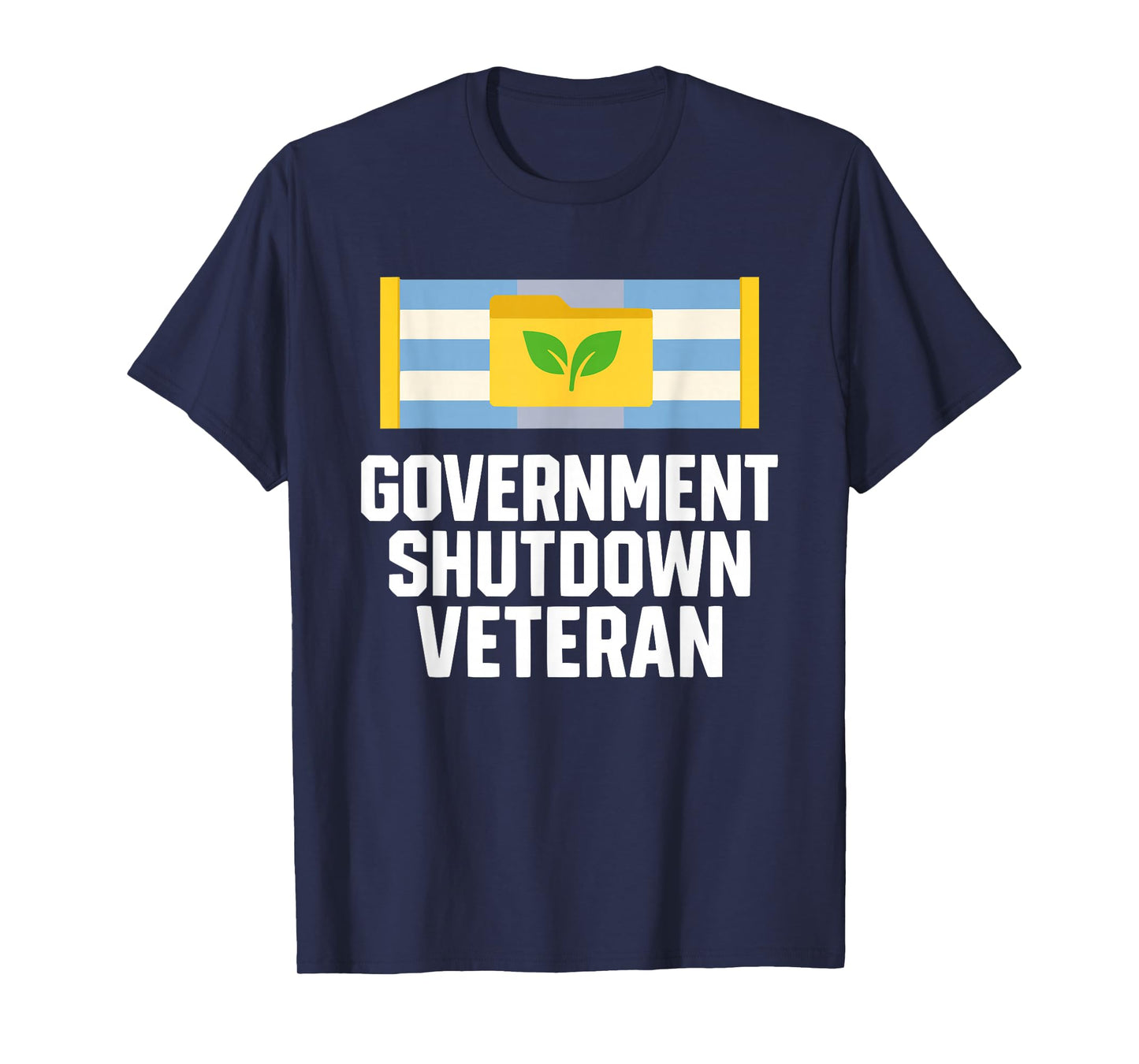 Retro Vintage Government Shutdown Veteran T-Shirt