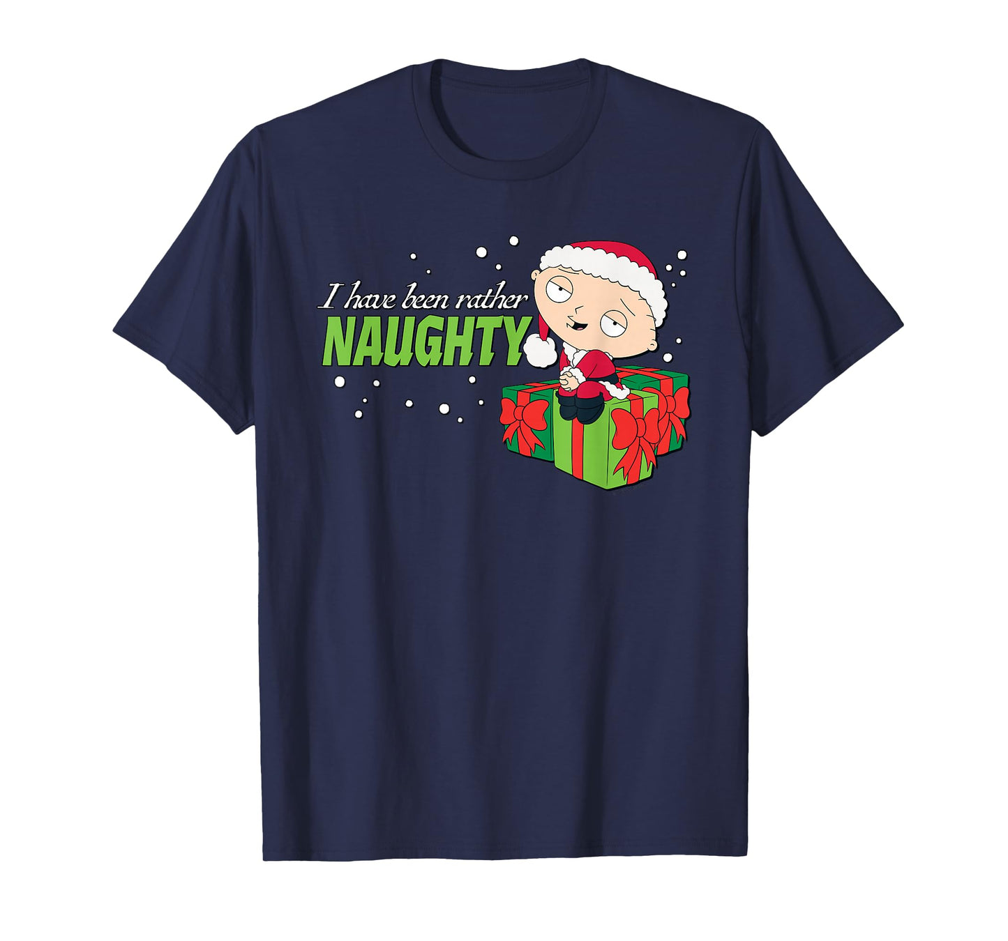 Family Guy Santa Stewie Funny Cartoon T-Shirt