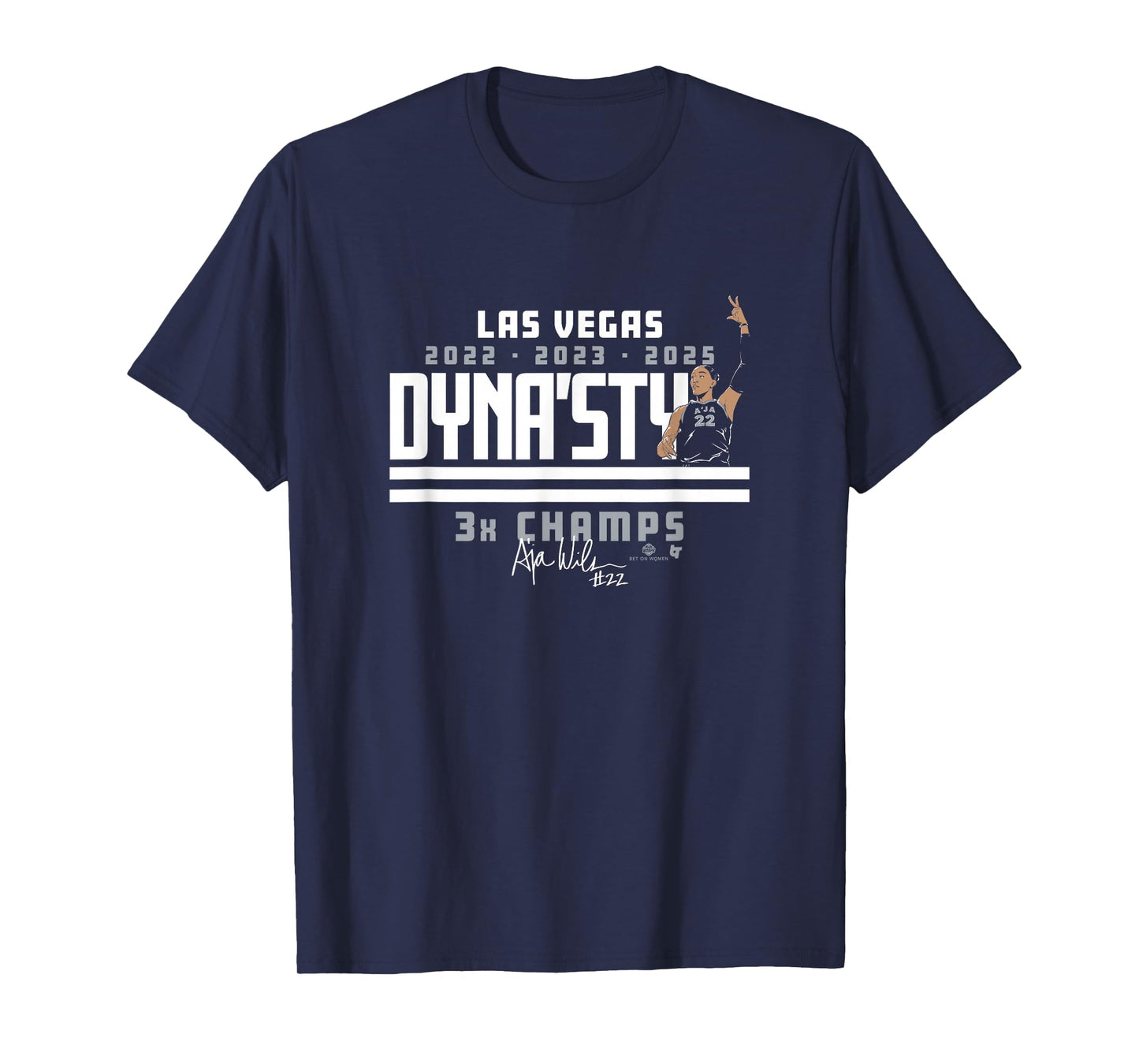 A'ja Wilson - DYNA'STY - Las Vegas Women's Basketball T-Shirt
