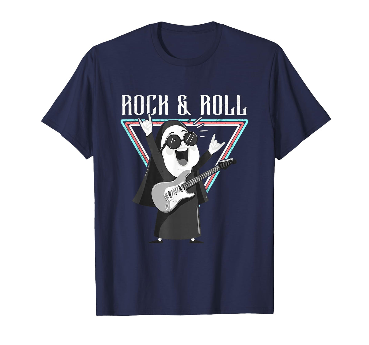 Rock & Roll Fun Graphic Illustration T-Shirt
