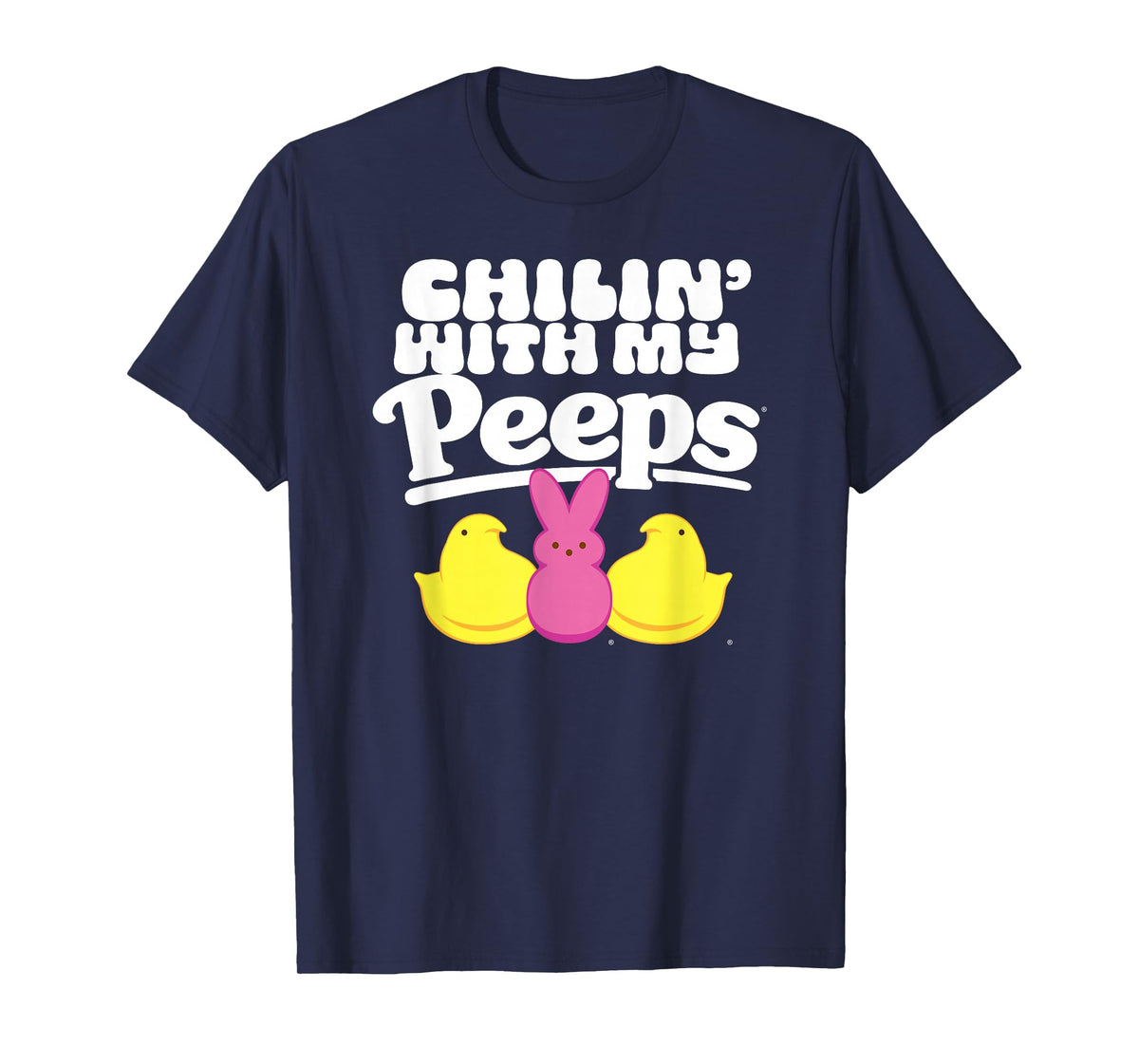 Peeps Chillin' with My Peeps Funny Poster T-Shirt