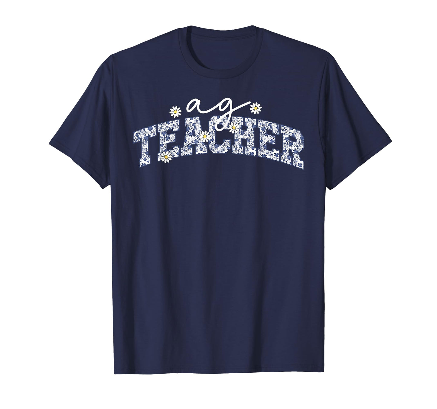 Toile Agriculture Teacher Daisy Flower Ag Teacher Farmer T-Shirt